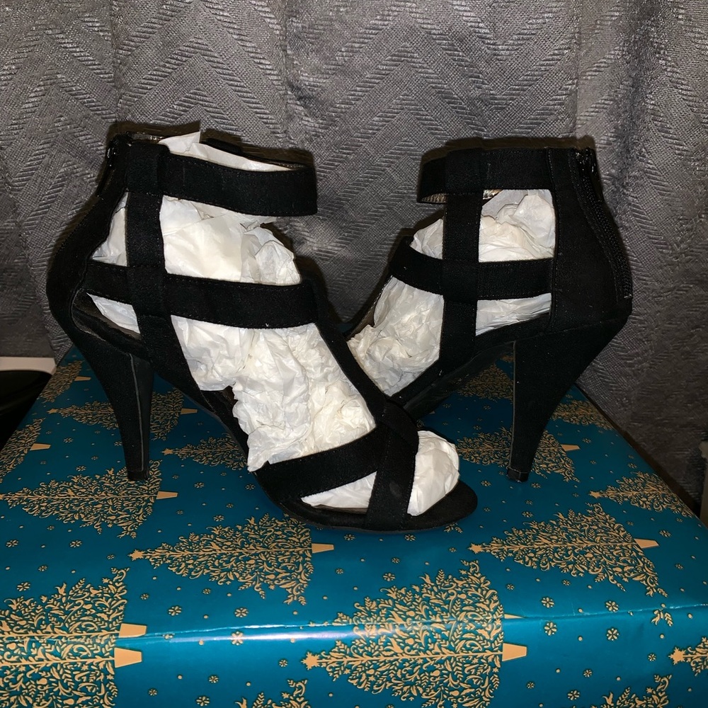 Strappy heels